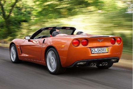 Auch nach der Ãberarbeitung lebt die Corvette den Rock ânâ Roll - auch als Cabrio.