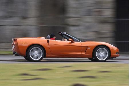 Feststellung nach dem ersten Mal Gasgeben: Die Corvette ging bereits höllisch ...