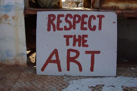 Salvation Mountain Cars, Respect the Art