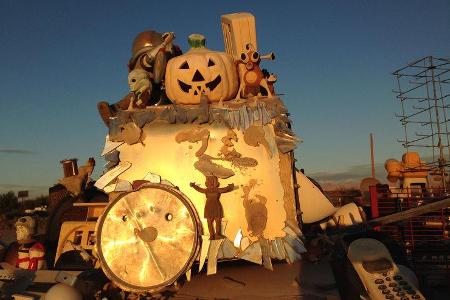 Salvation Mountain Cars, Slab City, Bedazzled Truck, Ford Ranger