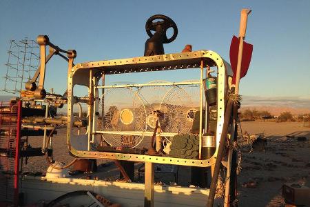 Salvation Mountain Cars, Slab City, Bedazzled Truck, Ford Ranger