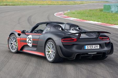 Porsche 918 Spyder, Heckansicht