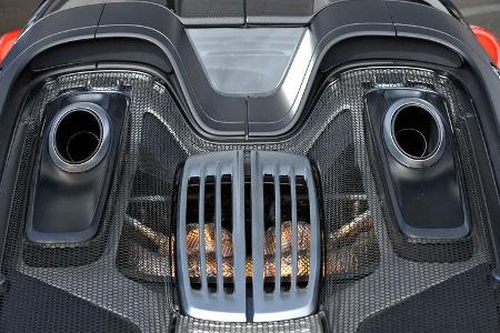 Porsche 918 Spyder, Toppipes