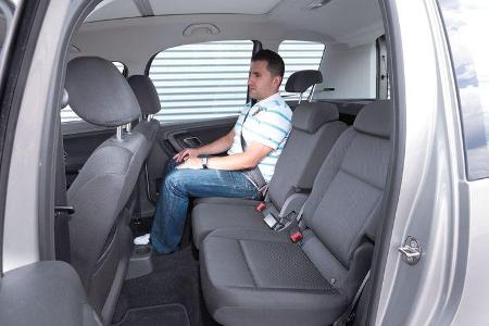 Skoda Roomster, Fond, Rückbank