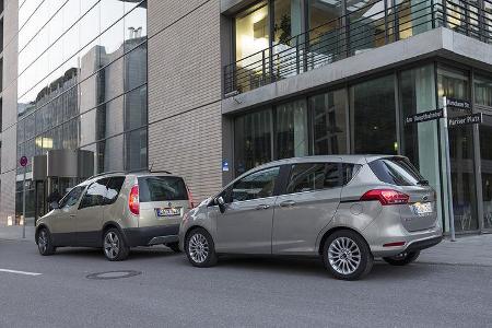 Ford B-Max und Skoda Roomster