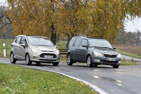 Ford B-Max und Skoda Roomster
