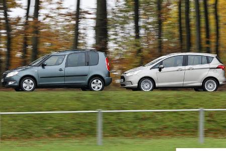Ford B-Max und Skoda Roomster