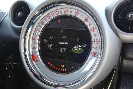 Mini Countryman, Rundinstrument, Tacho