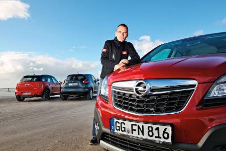 Opel Mokka, Mini Countryman, Nissan Juke, Jörn Thomas