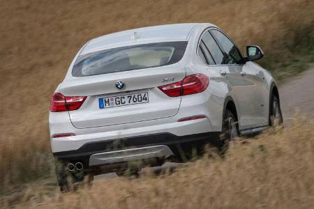 BMW X4 xDrive 35d, Heckansicht