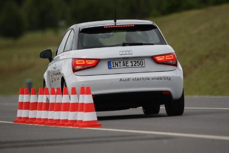 Audi A1 E-Tron, Bremstest