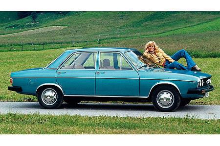 Audi 100, Seitenansicht