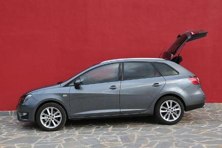 Seat Ibiza ST 1.6 TDI, Seitenansicht, Heckklappe