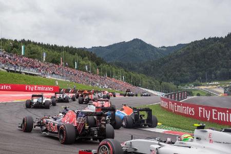 Start - GP Österreich 2016