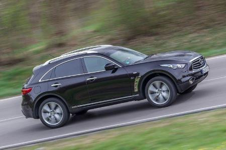 Infiniti QX70 5.0 S, Seitenansicht