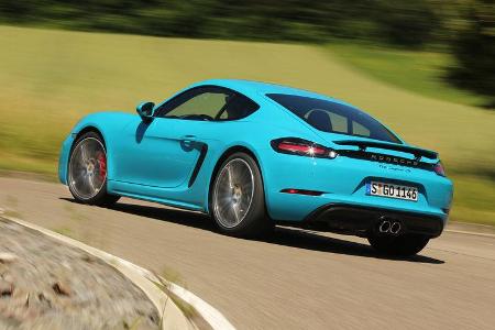 Porsche 718 Cayman S, Heckansicht