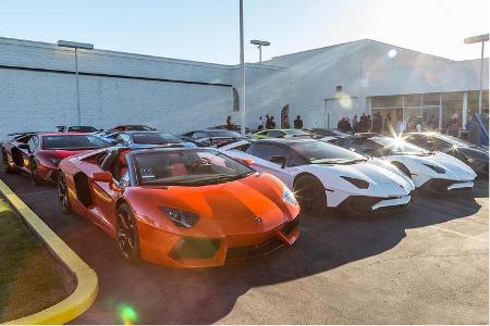 Lamborghini-Treffen Newport Beach 2016