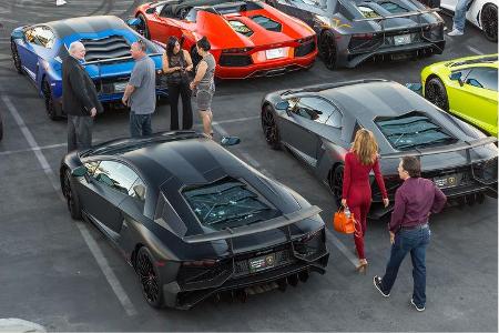 Lamborghini-Treffen Newport Beach 2016