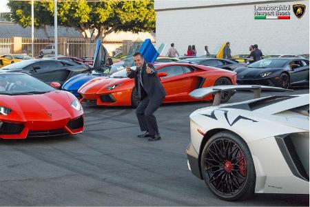 Lamborghini-Treffen Newport Beach 2016