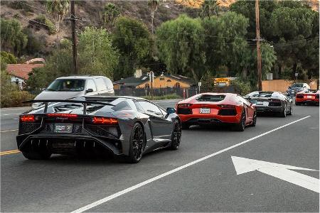 Lamborghini-Treffen Newport Beach 2016