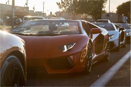 Lamborghini-Treffen Newport Beach 2016