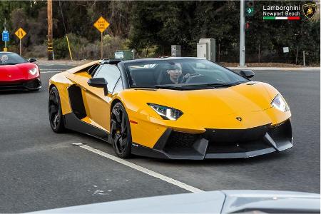 Lamborghini-Treffen Newport Beach 2016