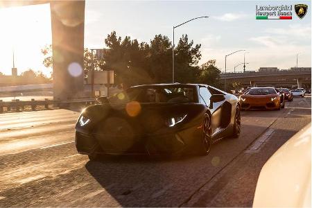 Lamborghini-Treffen Newport Beach 2016