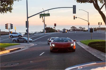 Lamborghini-Treffen Newport Beach 2016