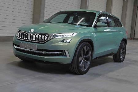 Skoda Vision S Fahrt