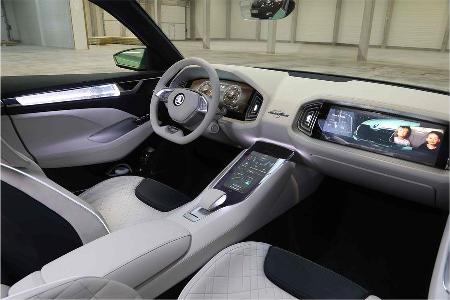 Skoda Vision S Fahrt