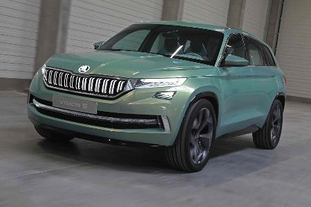 Skoda Vision S Fahrt