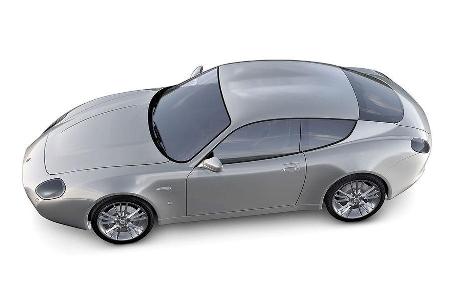 Für die außergewöhnliche Optik des Zweisitzers sorgen die von Zagato neu gezeichnete Aluminiumkarosserie, die aus dem Cabrio...