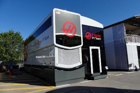 Haas F1 - Motorhome - GP Spanien 2016 - Barcelona
