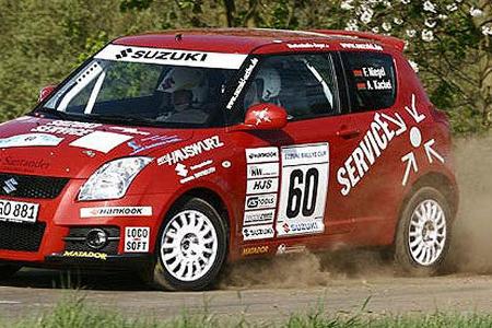 Maximal ist der Rallye-Swift 200 km/h schnell.