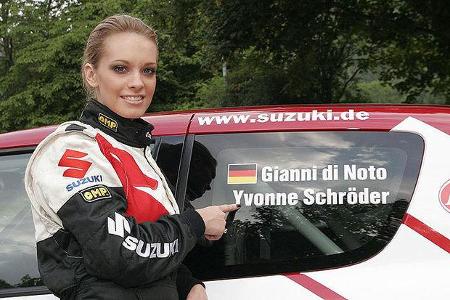 Yvonne Schröder durfte als Beifahrerin von Gianni di Noto ihre Navigationskünste beweisen.
