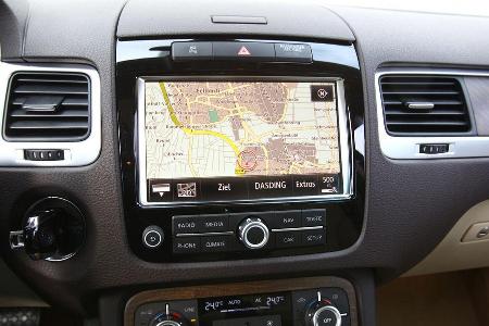 VW Touareg V6 TDI Blue Motion, Navi, Bildschirm
