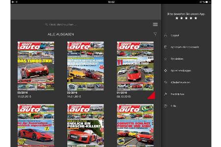 sport auto Digital, ePaper, eMagazin, Android, Tablet und Smartphone