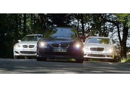 BMW Alpina B5 gegen BMW M5 und Mercedes E55 AMG