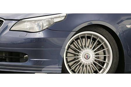 Das klassische Alpina-Rad misst hier 19 Zoll