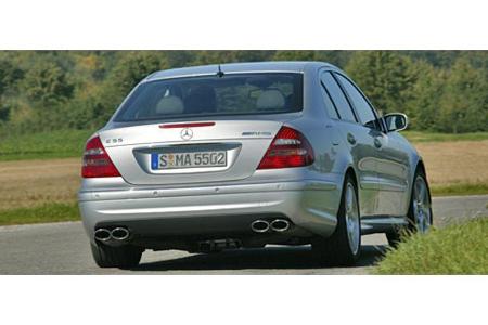Das dicke Ende in Form einer Vierrohrauspuffanlage gehört auch bei AMG zum guten Ton.