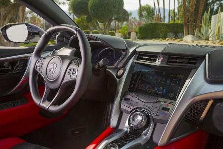 Honda NSX, Fahrbericht, Interieur, 03/16