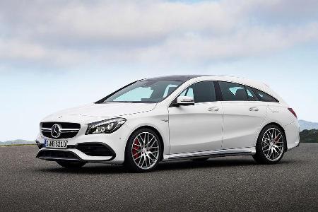 03/2016, Mercedes CLA 45 Shooting Break AMG Facelift Sperrfrist 16.03.2016