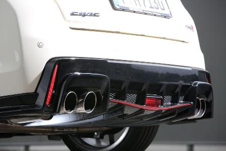Honda Civic Type R, Endrohre