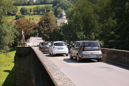 Kia-Soul-Nissan-Leaf-Renault-Zoe-Vergleichstest