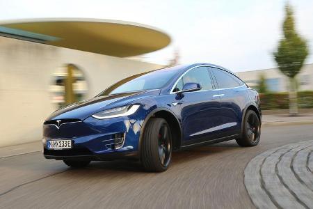 Tesla Model X P90D, Frontansicht Tesla Model X P90D, Frontansicht