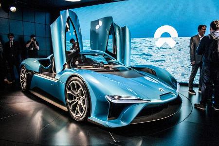 Nio EP9 Vorstellung London Saatchi Gallery