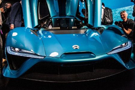Nio EP9 Vorstellung London Saatchi Gallery