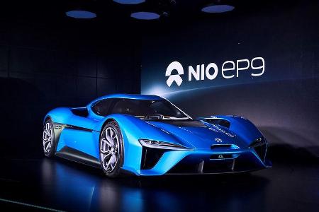 Nio EP9 Vorstellung London Saatchi Gallery