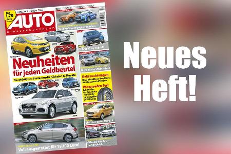 Neues Heft AUTOStrassenverkehr, Ausgabe 22/2016, Vorschau
