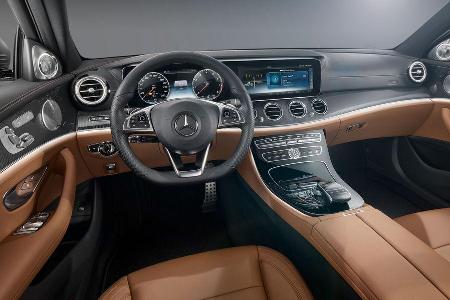 Mercedes E-Klasse (W213) - E 400 4 Matic - Benziner - Innenraum - Cockpit - Vorstellung